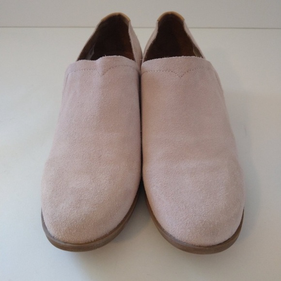 Toms Shaye Suede Bootie Light Pink 7 - Picture 4 of 5